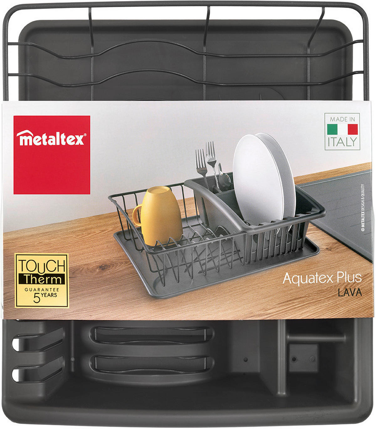 Metaltex Spülkorb Aquatex Plus Lava mattschwarz Metall Aquatex Plus Lava - mattschwarz - Metaltex