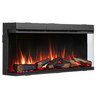 Balderia Elektrischer-Kamin EF408A Athena 44" schwarz B/H/T: ca. 113x50x21 cm ca. 1500 W Elektro-Kamin Athena 44" - schwarz (113,00/50,00/21,00cm) - Balderia