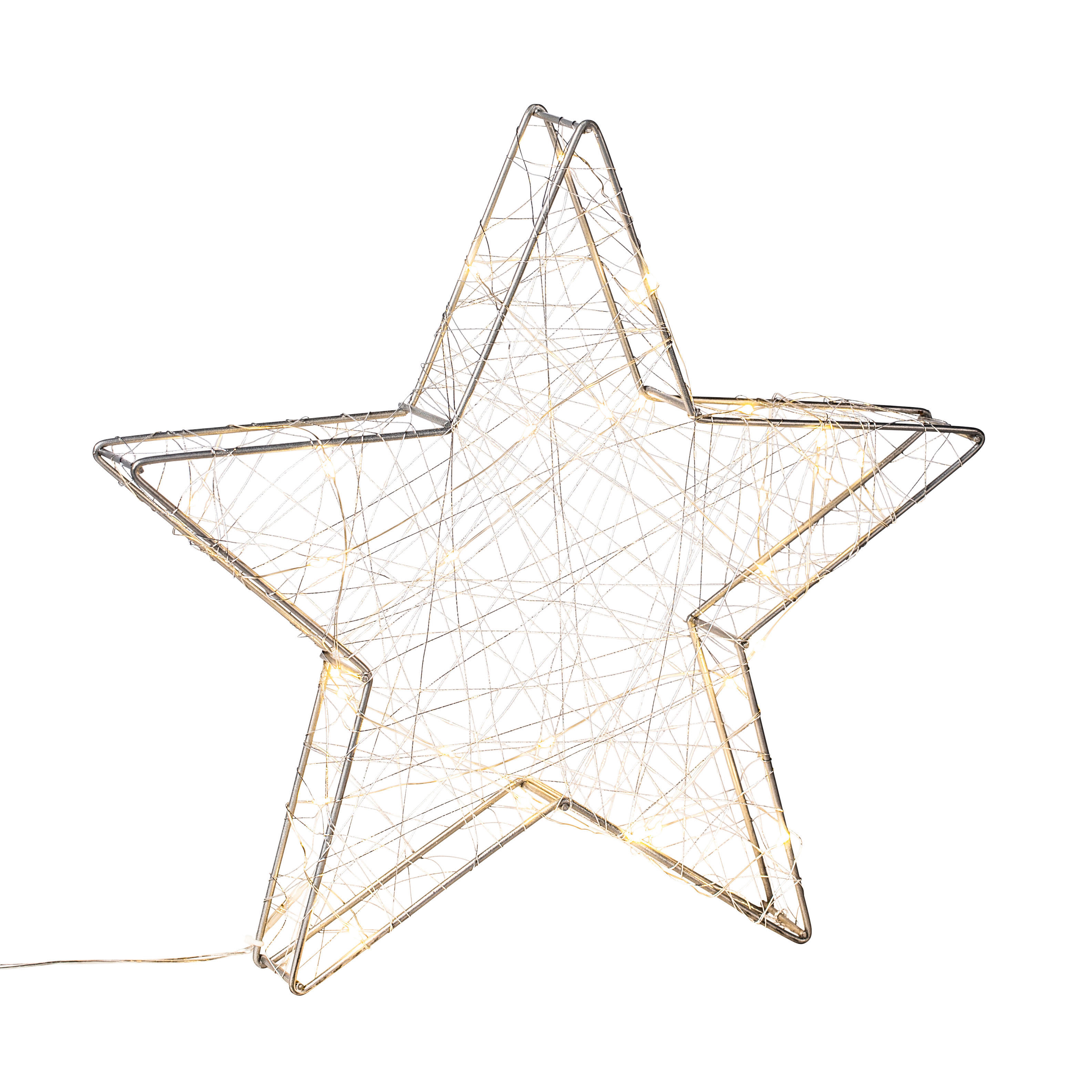 POCOline LED-Stern LED-Stern - warmweiß (38,00/38,00/5,00cm) - POCOline