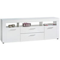 TV-Lowboard Atlanta weiß weiß Hochglanz B/H/T: ca. 168x64x40 cm Atlanta - weiß (168,00/64,00/40,00cm)