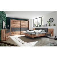 Bettschubkästen Bettschubkasten Beton Optik B/H/T: ca. 137x19x62 cm Bettschubkasten - (137,00/19,00/62,00cm)