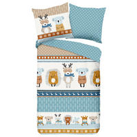 Baumwoll Bettwäsche Woodland Flanell Woodland - Multi (135,00/200,00cm) - Good Morning