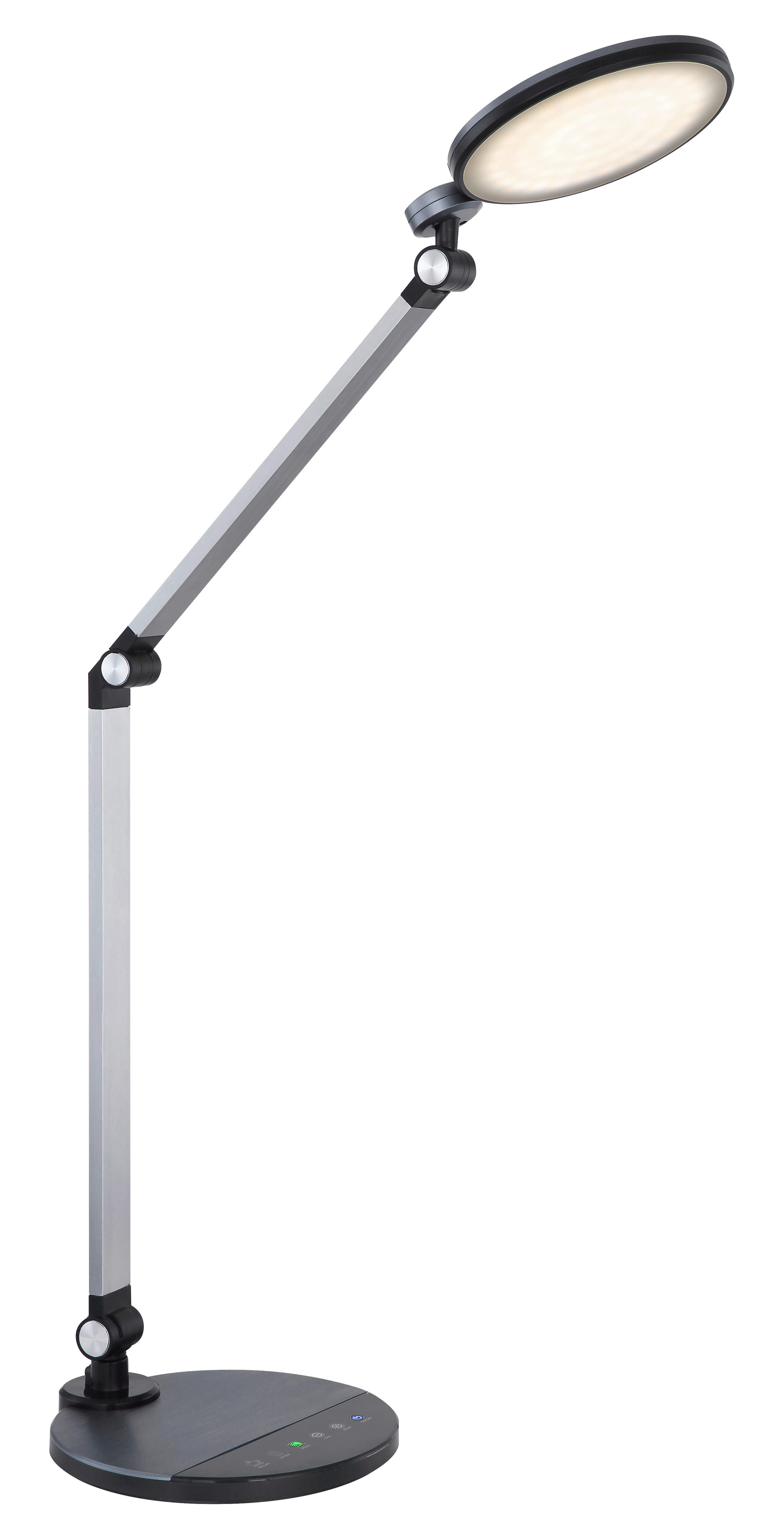 GLOBO LED-Tischleuchte schwarz Kunststoff B/H/T: ca. 19,2x90,5x50 cm KONSTI - schwarz (19,20/90,50/50,00cm) - GLOBO