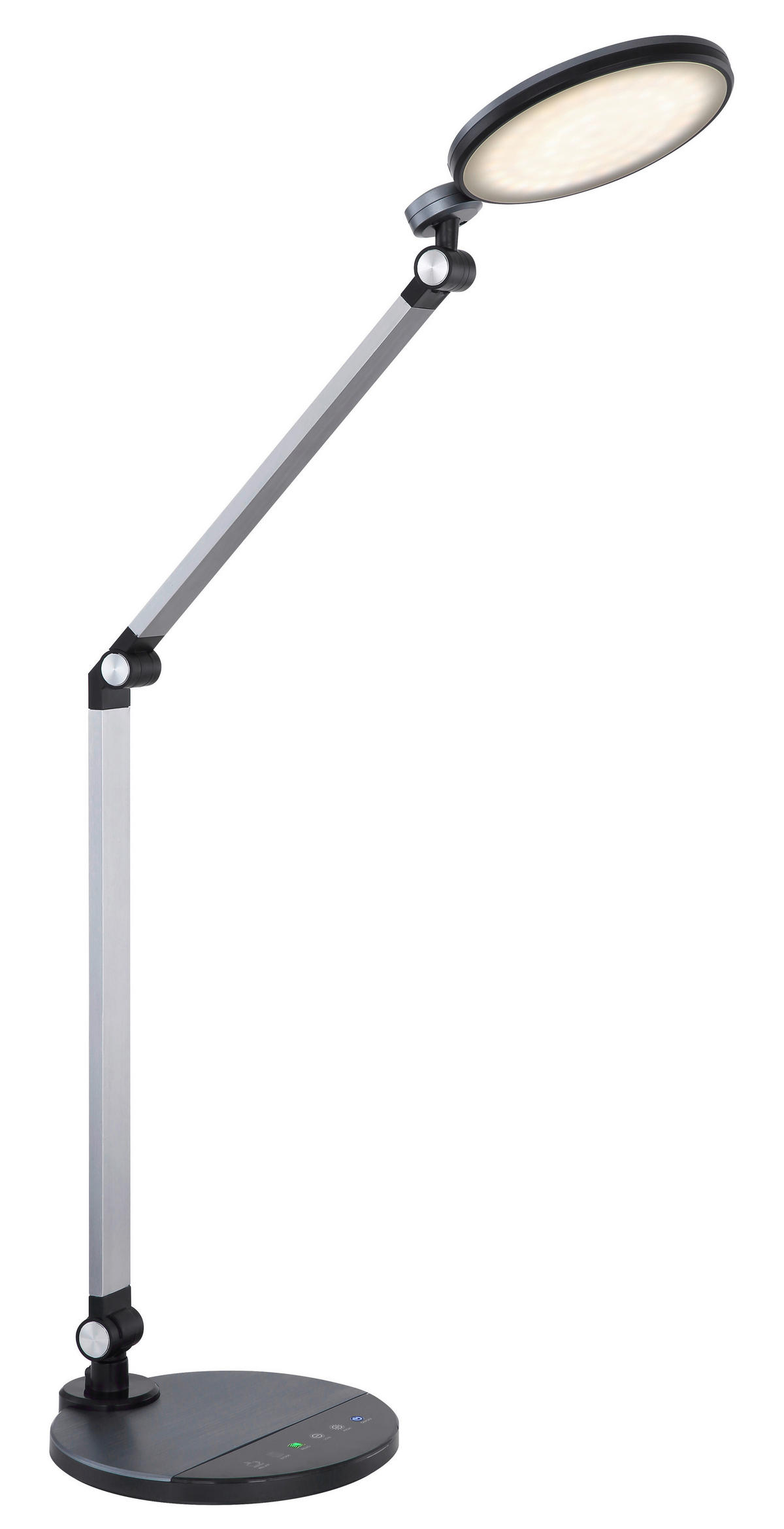 GLOBO LED-Tischleuchte schwarz Kunststoff B/H/T: ca. 19,2x90,5x50 cm KONSTI - schwarz (19,20/90,50/50,00cm) - GLOBO