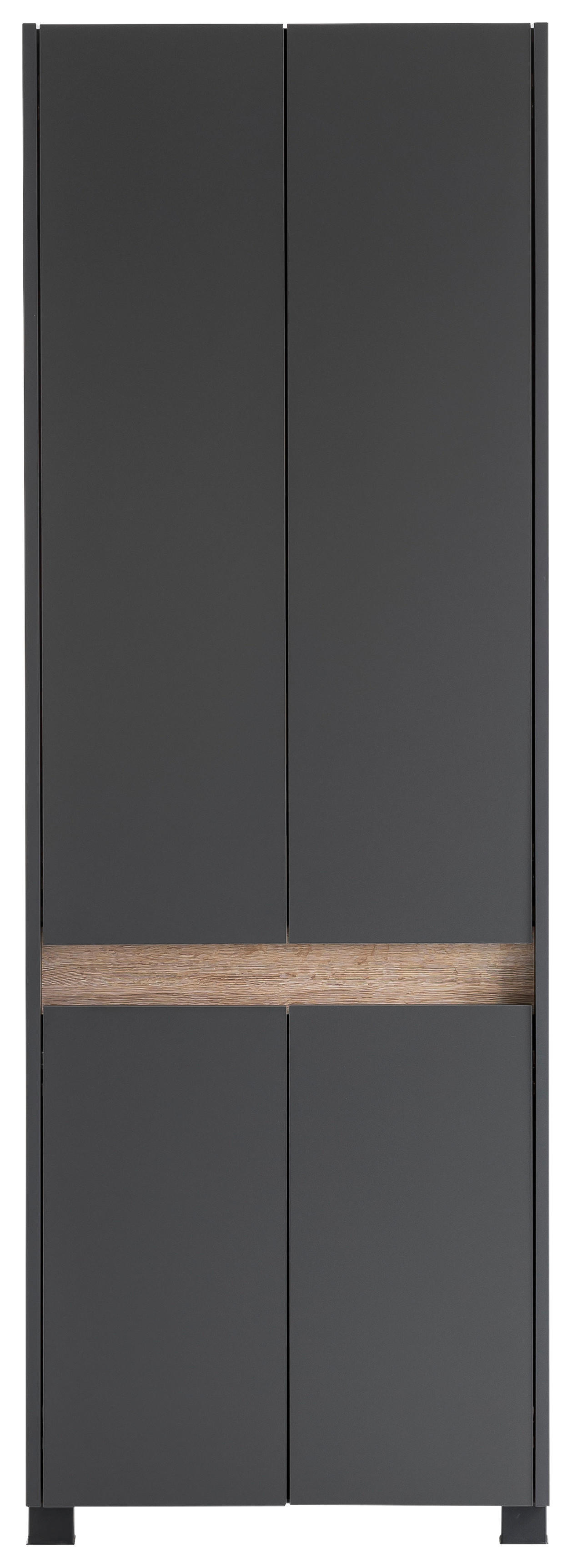 Schuhschrank Cosmo anthrazit B/H/T: ca. 56,9x164,5x33 cm Cosmo - anthrazit (56,90/164,50/33,00cm) - Möbelpartner