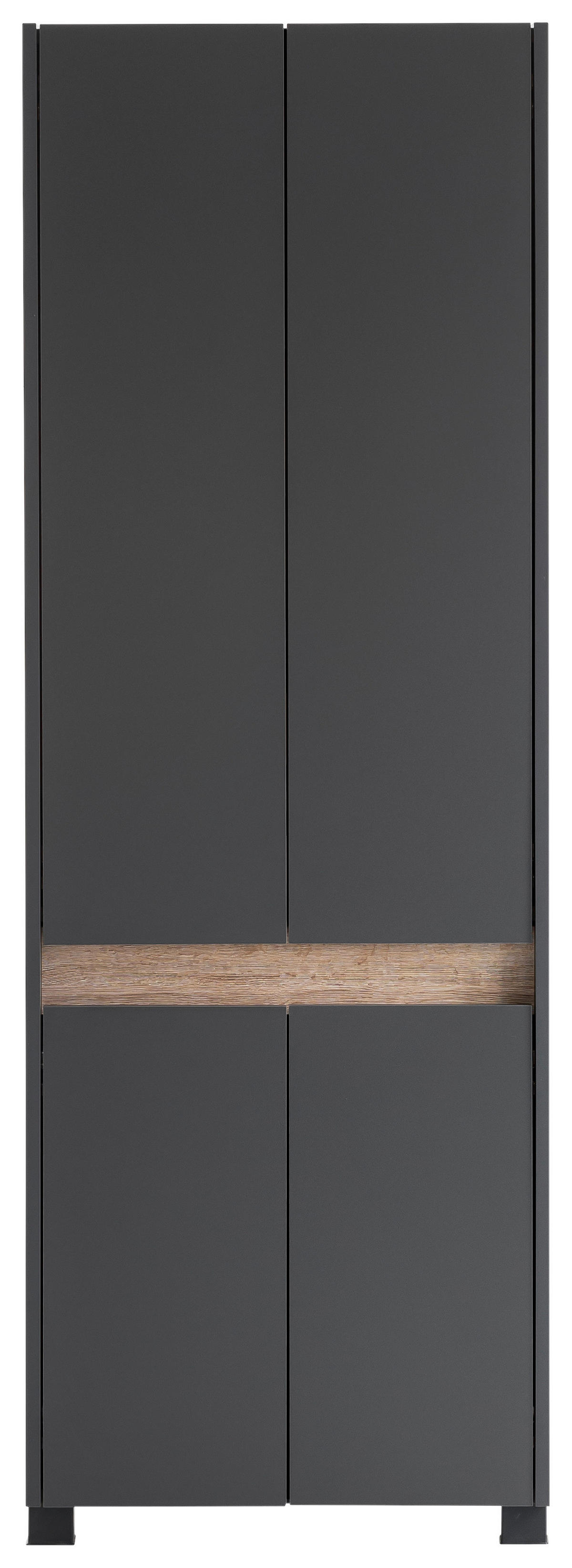Schuhschrank Cosmo anthrazit B/H/T: ca. 56,9x164,5x33 cm Cosmo - anthrazit (56,90/164,50/33,00cm) - Möbelpartner