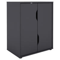 Aktenschrank BELFAST anthrazit B/H/T: ca. 60x76,5x37 cm BELFAST - anthrazit (60,00/76,50/37,00cm) - byLIVING