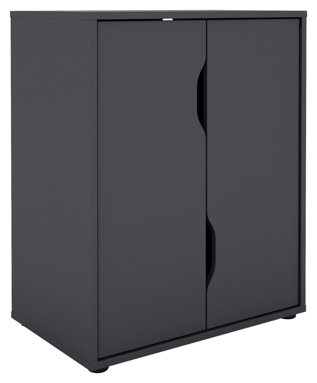 Aktenschrank BELFAST anthrazit B/H/T: ca. 60x76,5x37 cm BELFAST - anthrazit (60,00/76,50/37,00cm) - byLIVING