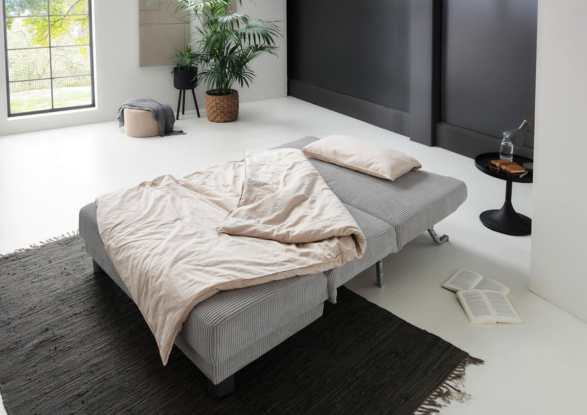 Schlafsofa Gina beige B/H/T: ca. 140x86x95 cm Gina - beige (140,00/86,00/95,00cm)