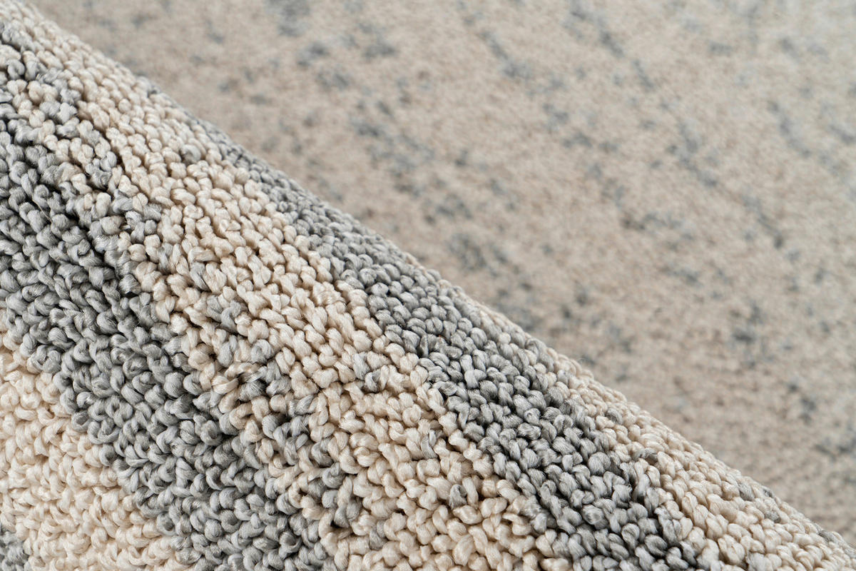 360Living Teppich Gene blau B/L: ca. 80x150 cm Gene - blau/creme (80,00/150,00cm) - 360Living