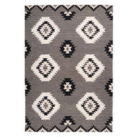 Arte Espina Kurzflorteppich Ethnie 425 grau B/H/L: ca. 80x1x150 cm Ethnie 425 - grau (150,00/80,00/1,00cm) - Arte Espina