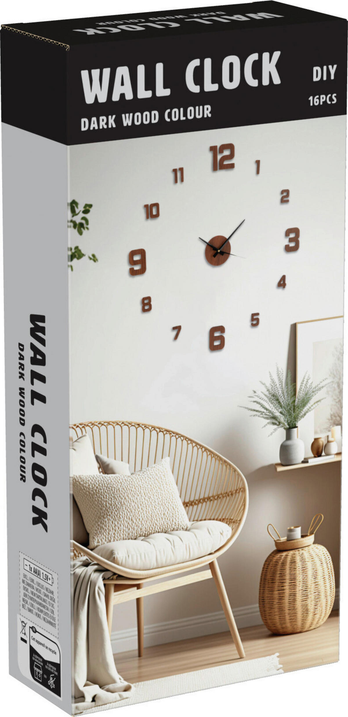 Wanduhr braun Wanduhr - braun