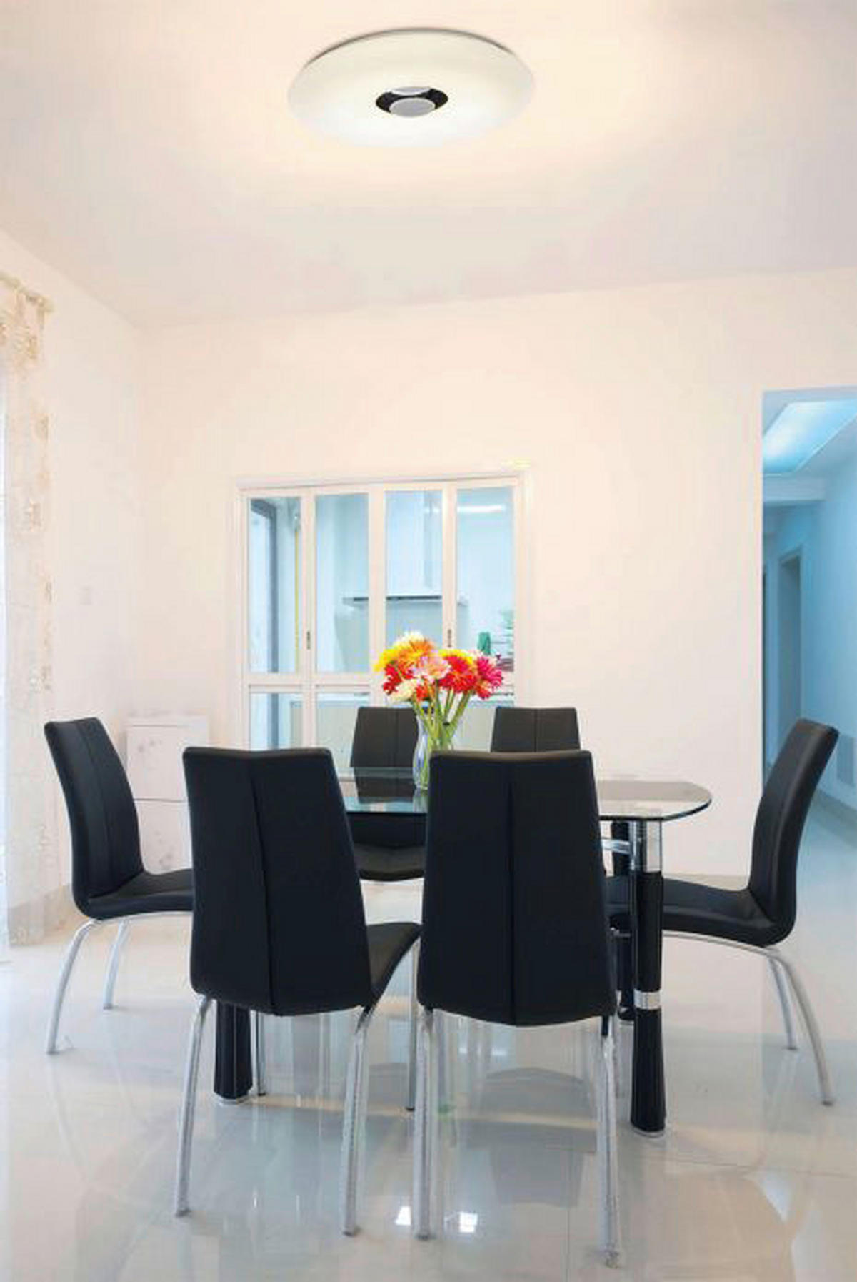 Näve Leuchten LED Deckenleuchte NV1220261 weiß Metall Kunststoff H/D: ca. 6x40 cm null 1 Brennstellen Nashville - weiß (40,00/6,00cm) - Näve Leuchten