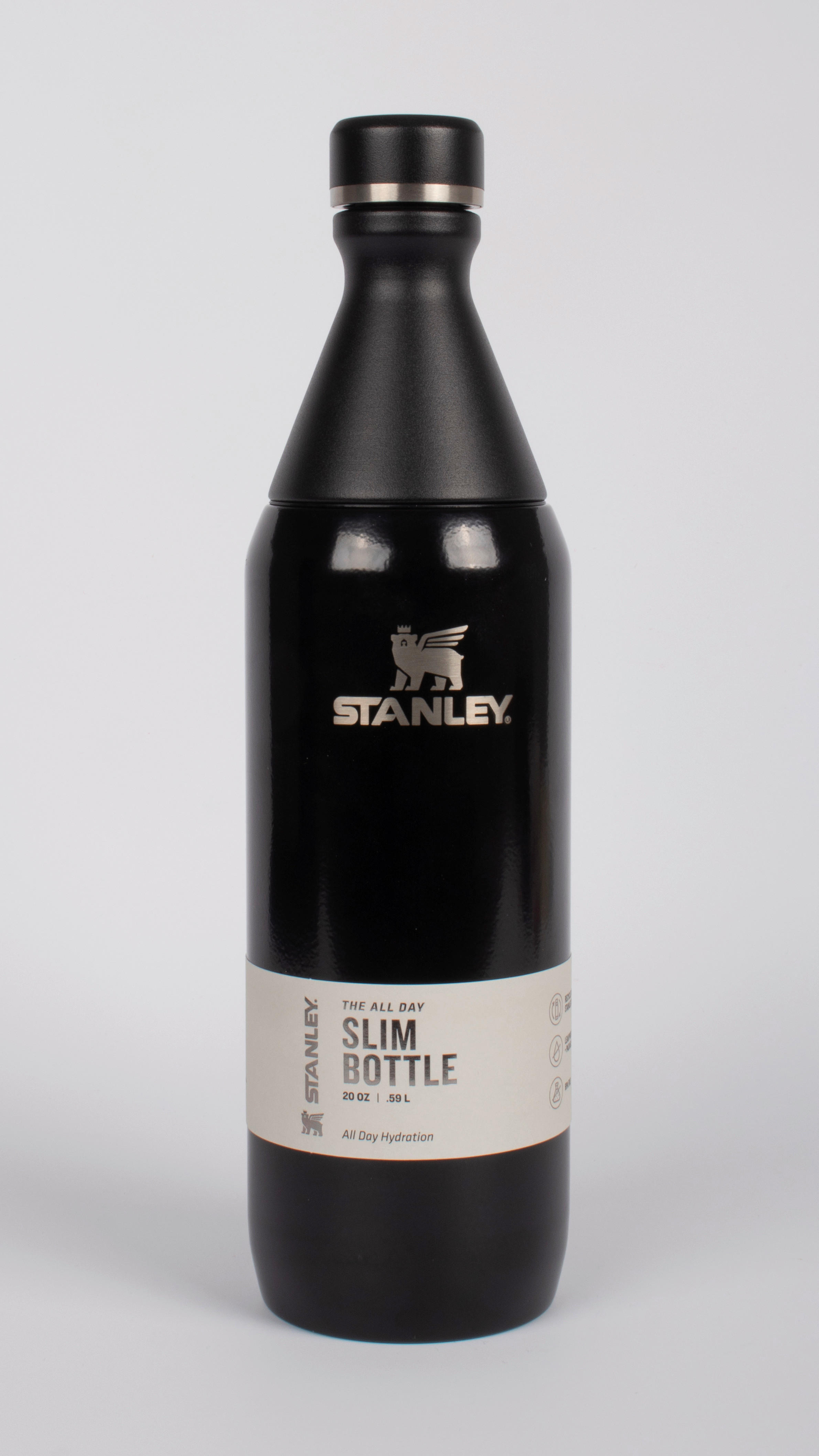 Stanley Isolierflasche All Day Slim schwarz Edelstahl All Day Slim - schwarz - Stanley