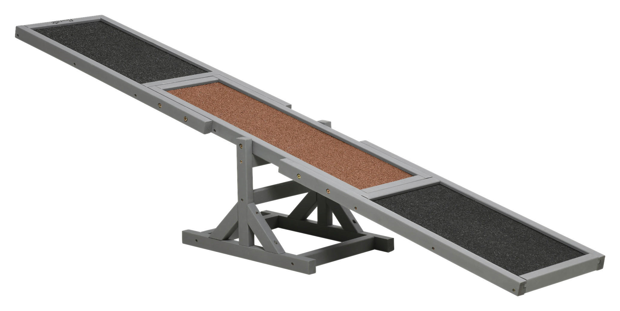PawHut Hunde-Zubehör grau Polypropylen B/H/L: ca. 30x180x30 cm Hundewippe - grau (30,00/30,00/180,00cm) - PawHut