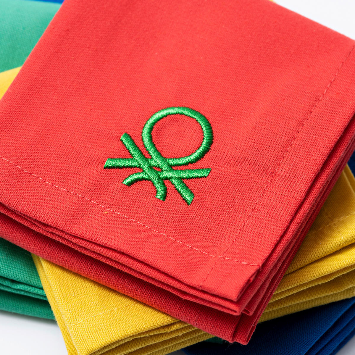 BENETTON Platzmattenset Rainbow multicolor Baumwolle B/L: ca. 30x45 cm Rainbow - multicolor (30,00/45,00cm) - BENETTON