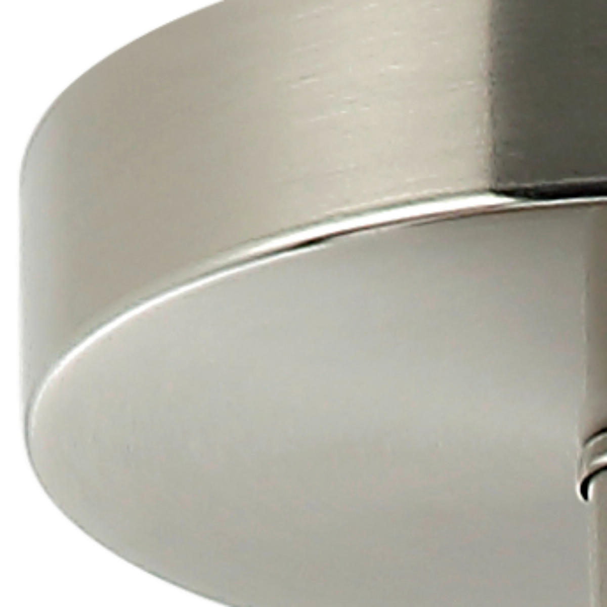 Lamkur Deckenleuchte DONNA 45498 nickel Metall Glas H/L: ca. 25x51 cm E27 3 Brennstellen Donna - nickel (51,00cm) - Lamkur