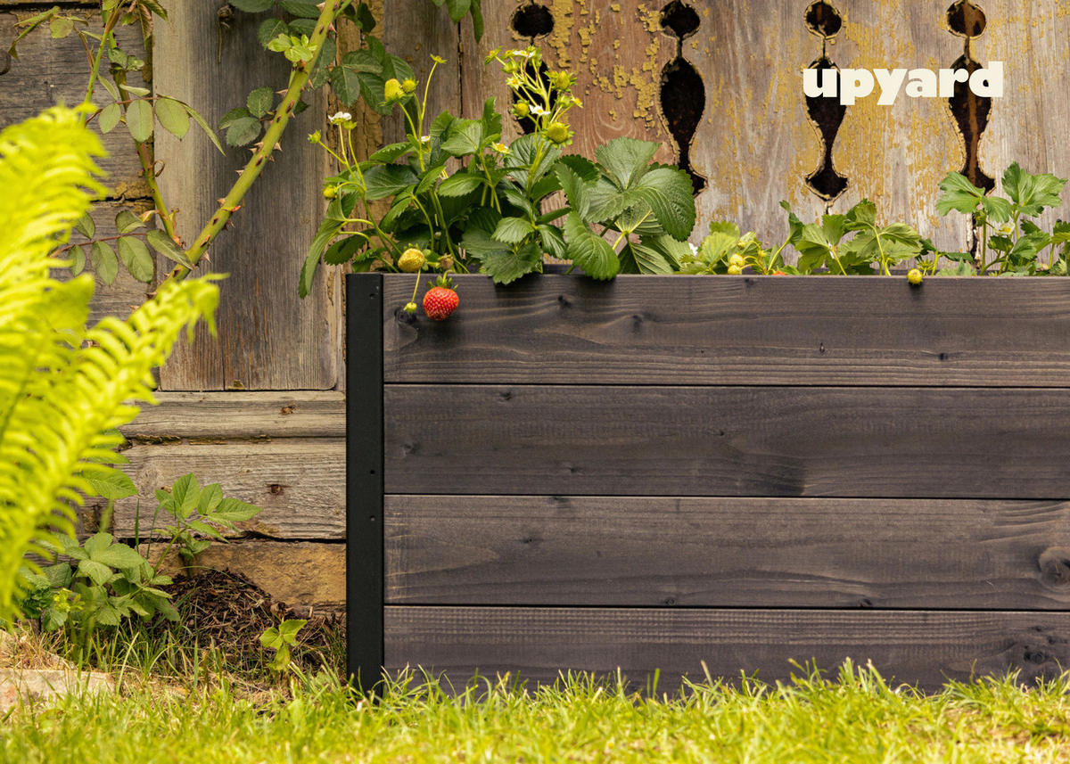 UPYARD Hochbeet MODERN schwarz Holz B/H/L: ca. 60x40x80 cm MODERN - schwarz (80,00/60,00/40,00cm) - UPYARD