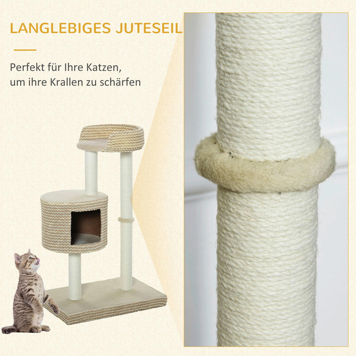 PawHut Katzenbaum Katzenbaum - (41,00cm) - PawHut