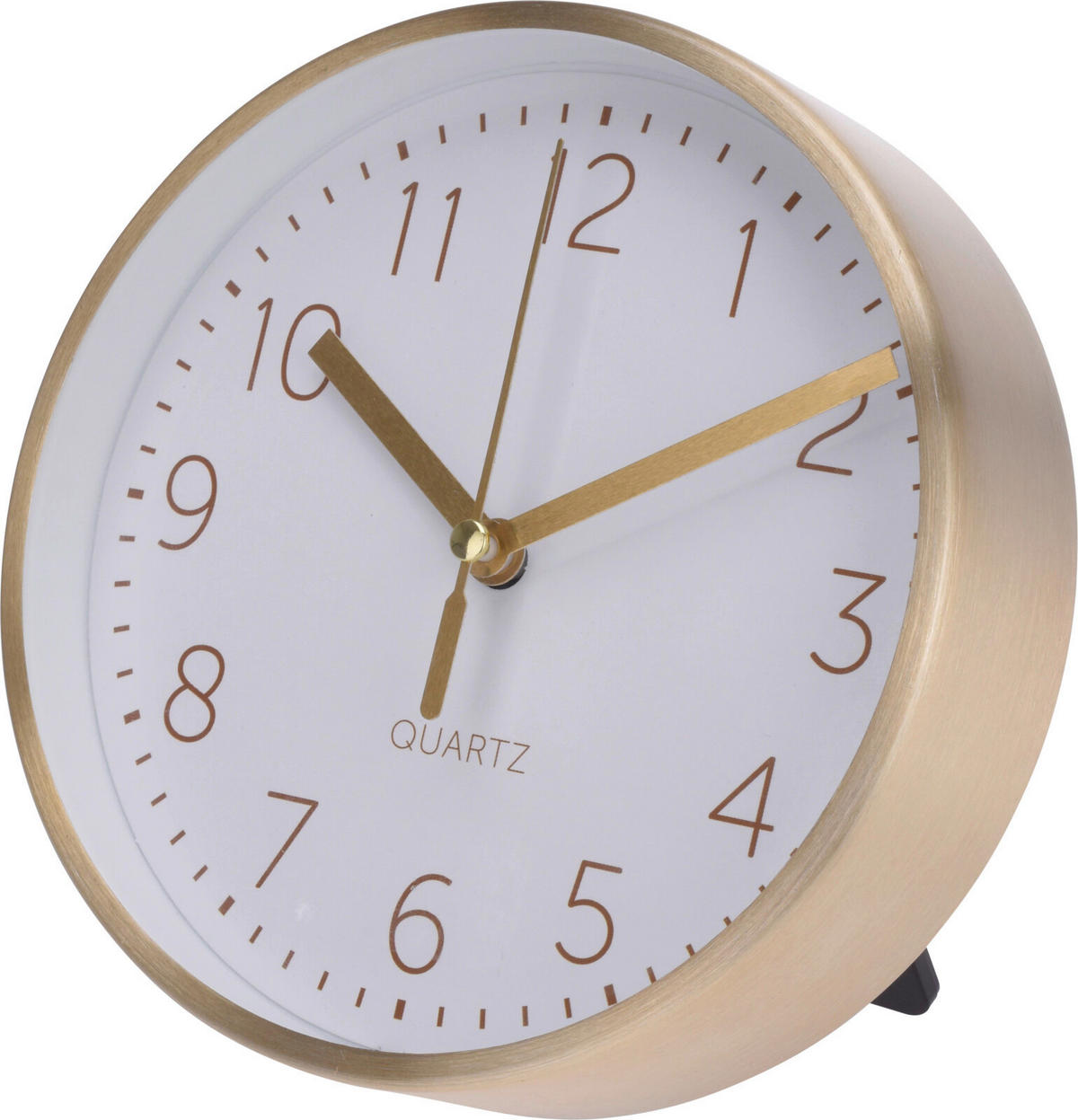 Wanduhr Kupfer Wanduhr Alu - weiß/Kupfer