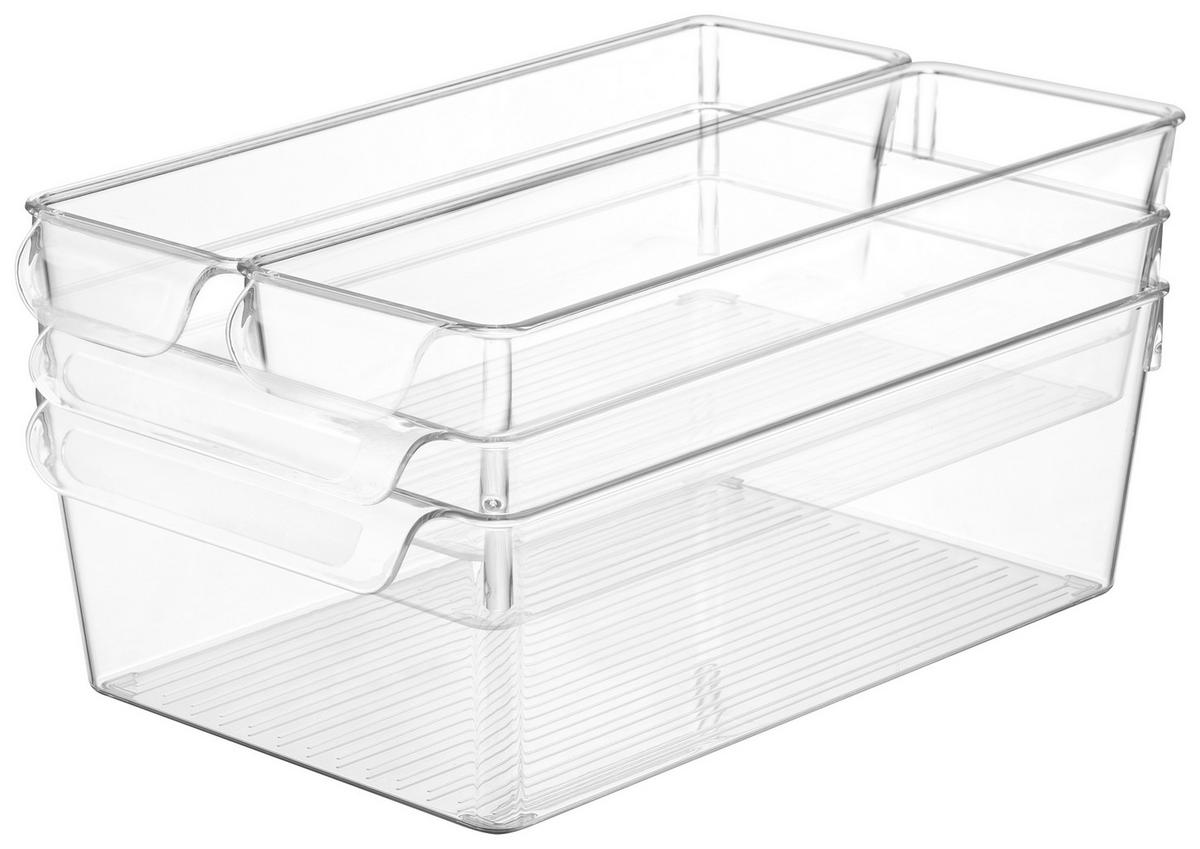 MICHELINO Organizer transparent Kühlschrank-Organizer_4erSet - transparent - MICHELINO