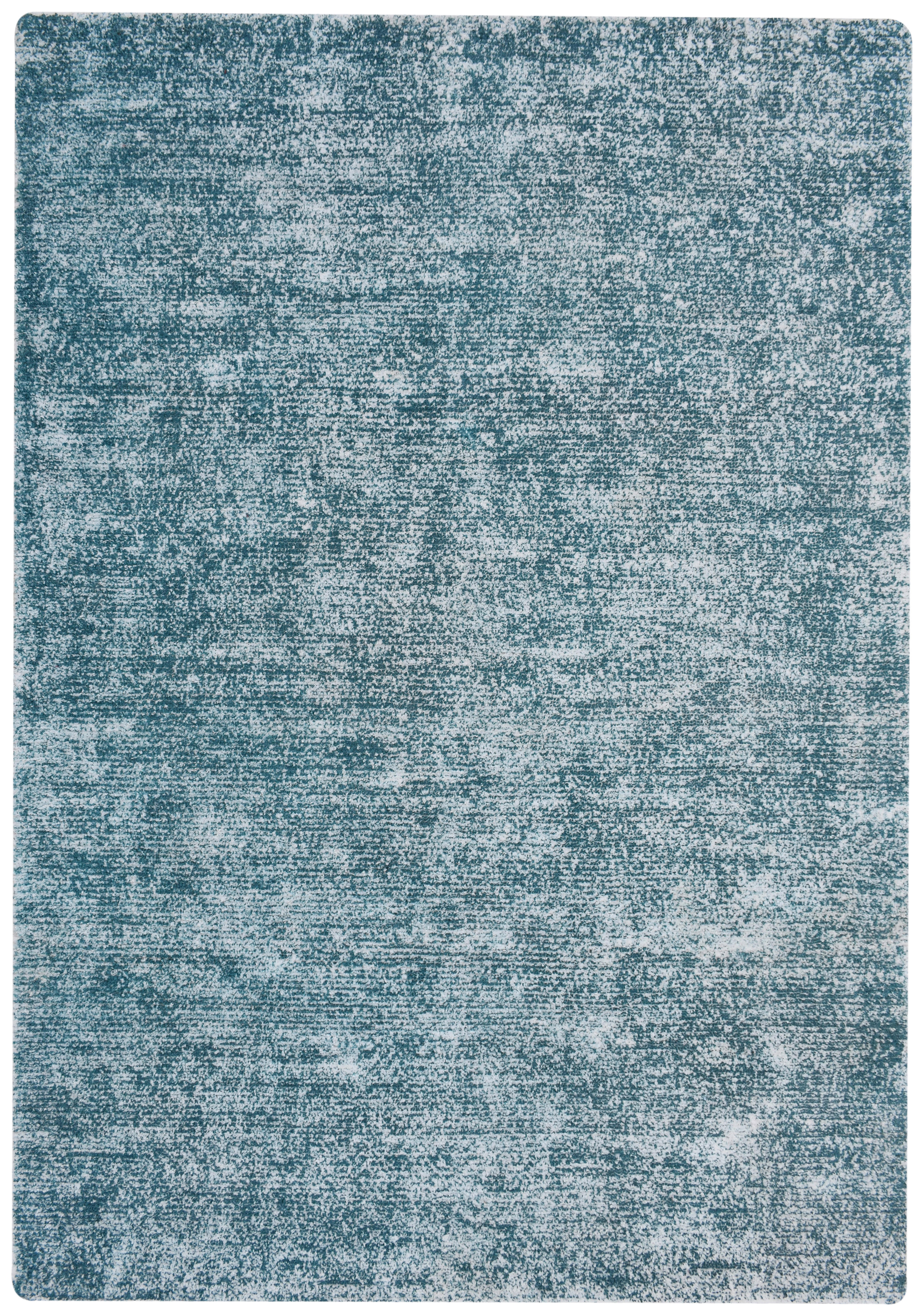 Kayoom Kurzflorteppich Etna 110 petrol B/H/L: ca. 160x0,9x230 cm Etna 110 - petrol (230,00/160,00/0,90cm) - Kayoom