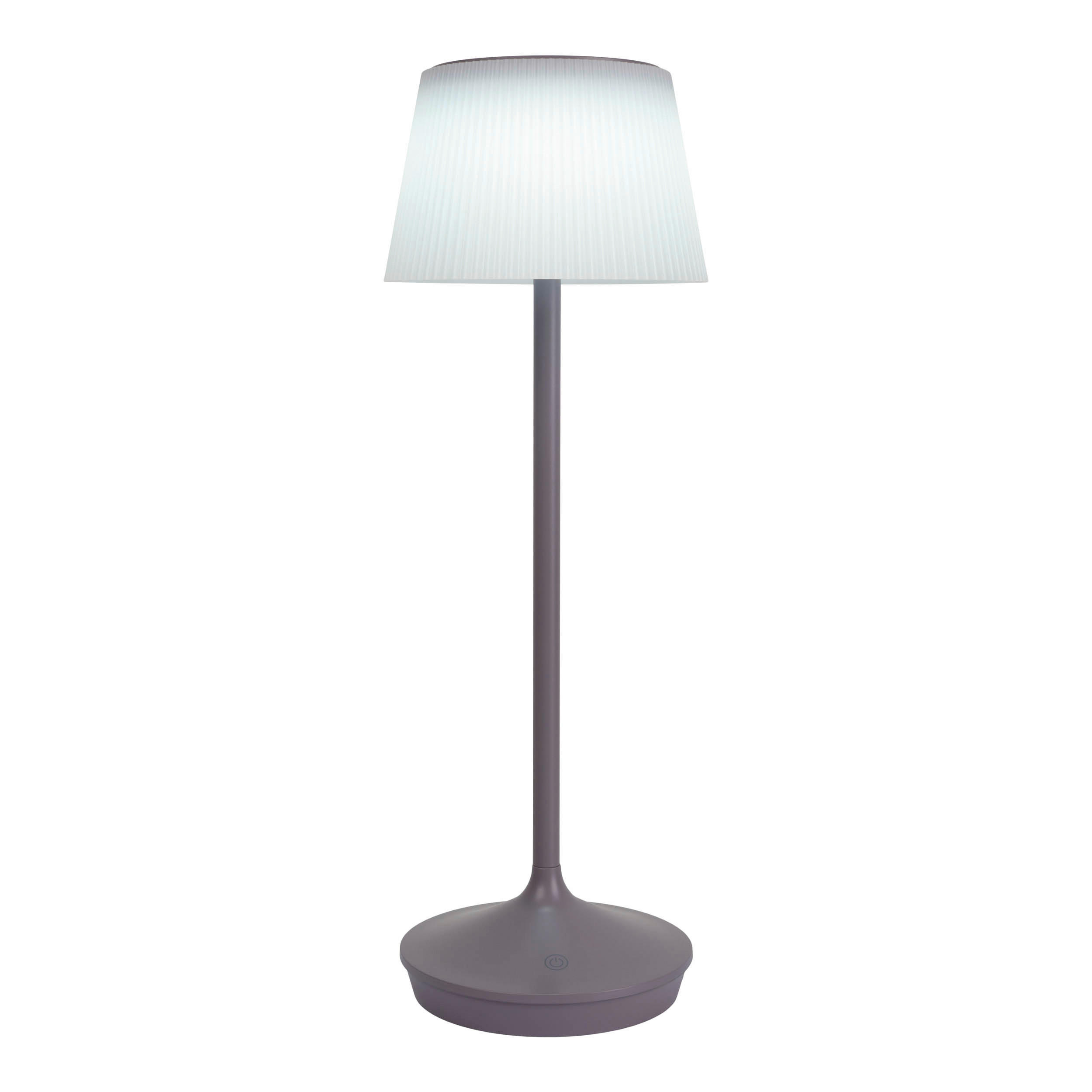 LED-Solar-Tischleuchte violett Kunststoff Metall B/H/T/D: ca. 13x38x13x13 cm EMMI - violett (13,00/38,00/13,00cm) - Näve Leuchten