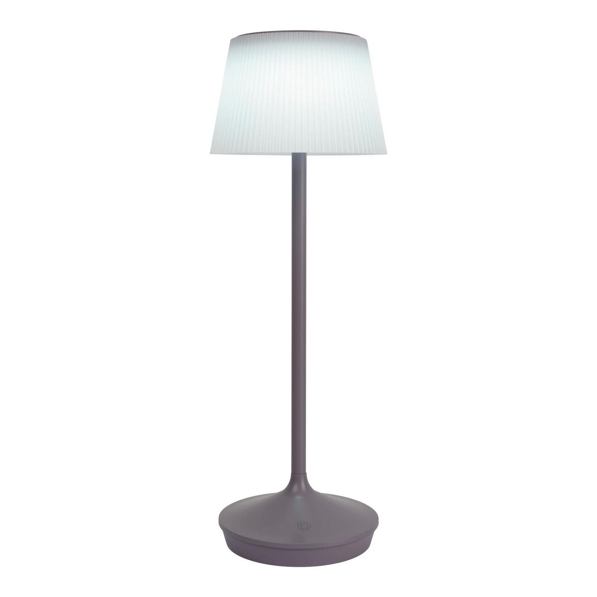 LED-Solar-Tischleuchte violett Kunststoff Metall B/H/T/D: ca. 13x38x13x13 cm EMMI - violett (13,00/38,00/13,00cm) - Näve Leuchten