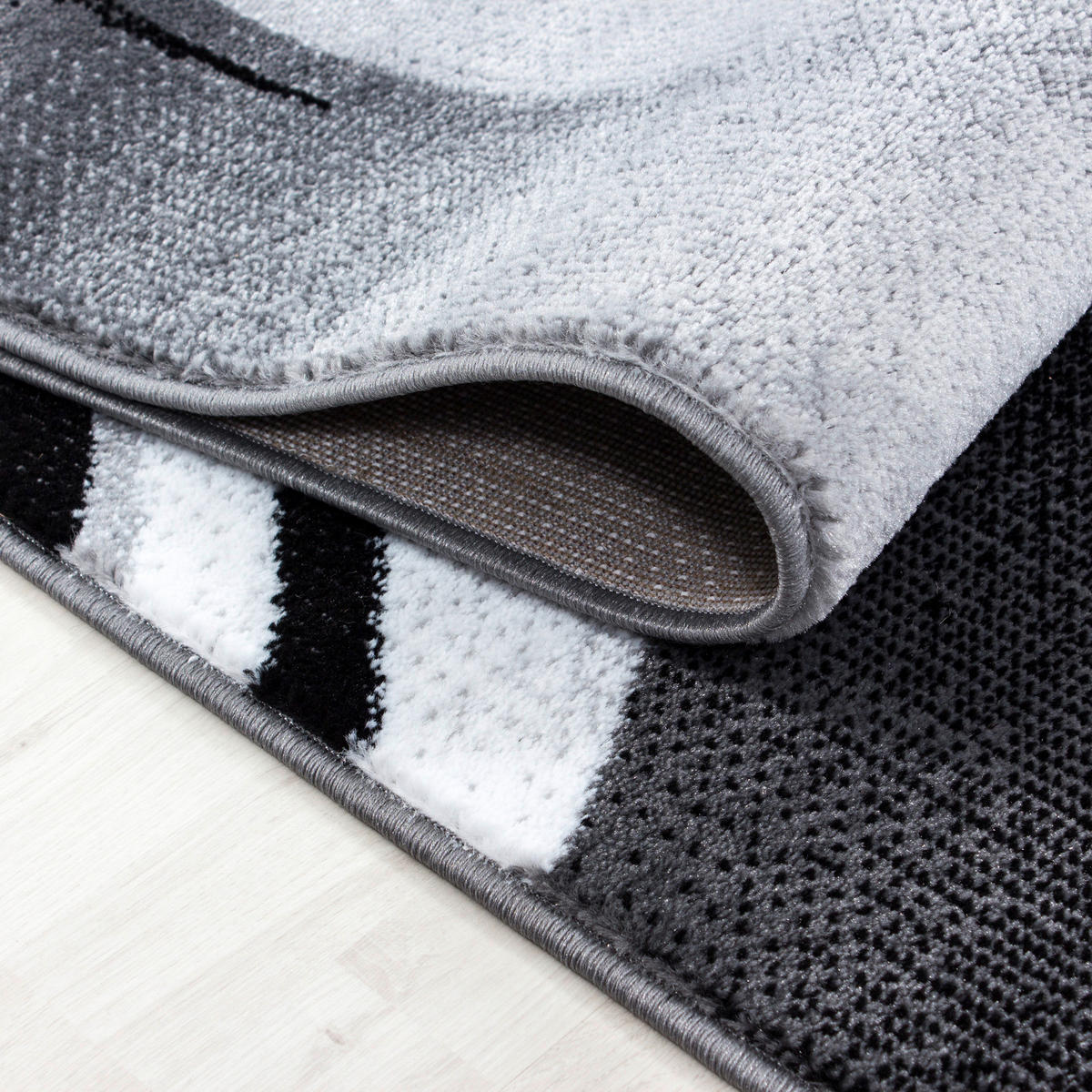 Ayyildiz Teppich PARMA schwarz B/L: ca. 80x150 cm PARMA - schwarz (80,00/150,00cm) - Ayyildiz
