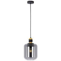 Nowa Pendelleuchte 30990108 schwarz Metall H/D: ca. 150x20 cm E27 1 Brennstellen ANDO - schwarz (20,00/150,00cm) - Nowa