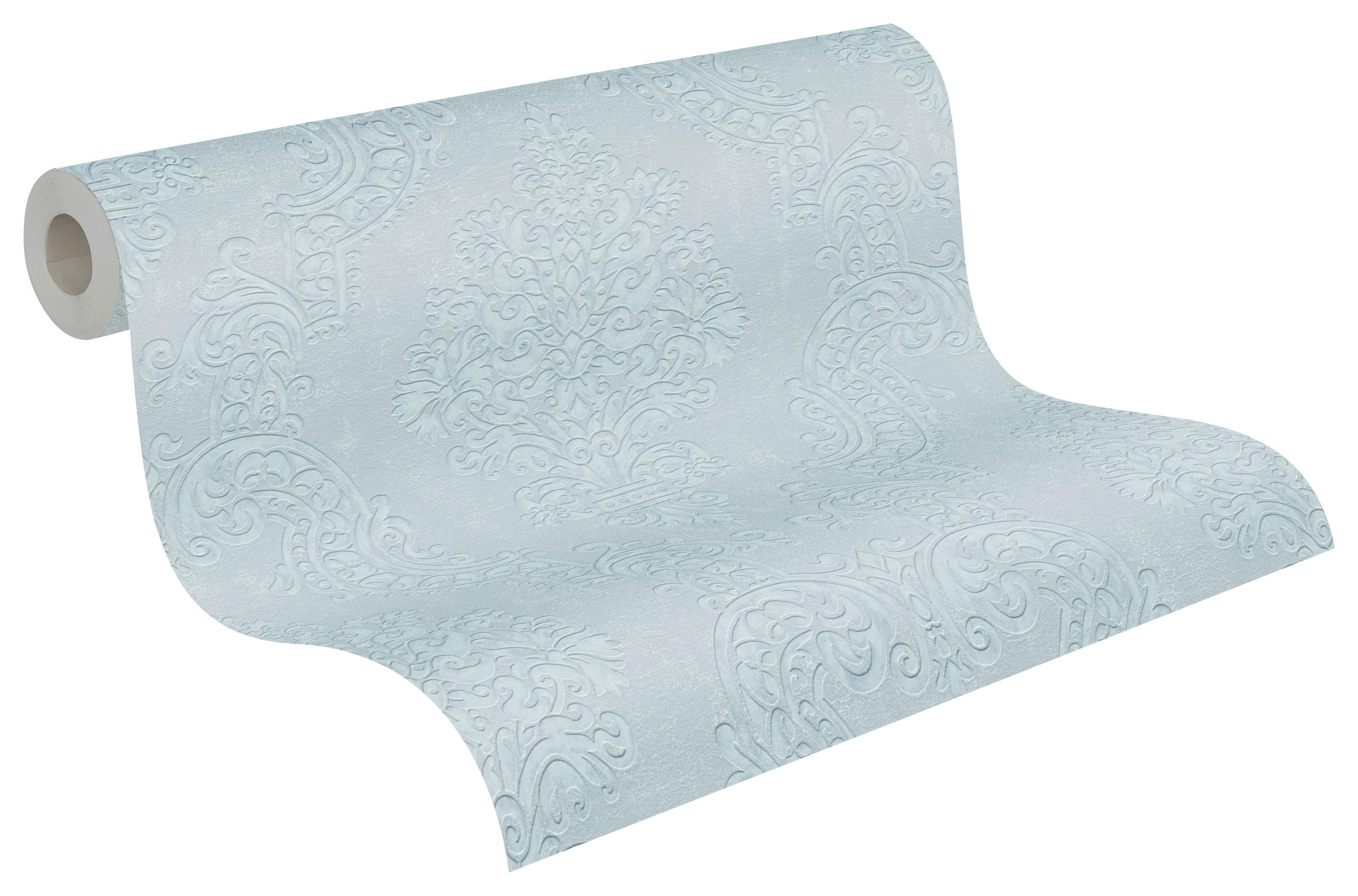 A.S.Creation Vliestapete silber B/H/D: ca. 53x1005x9,1 cm Vliestapete - silber (9,10/1005,00cm) - A.S.Creation