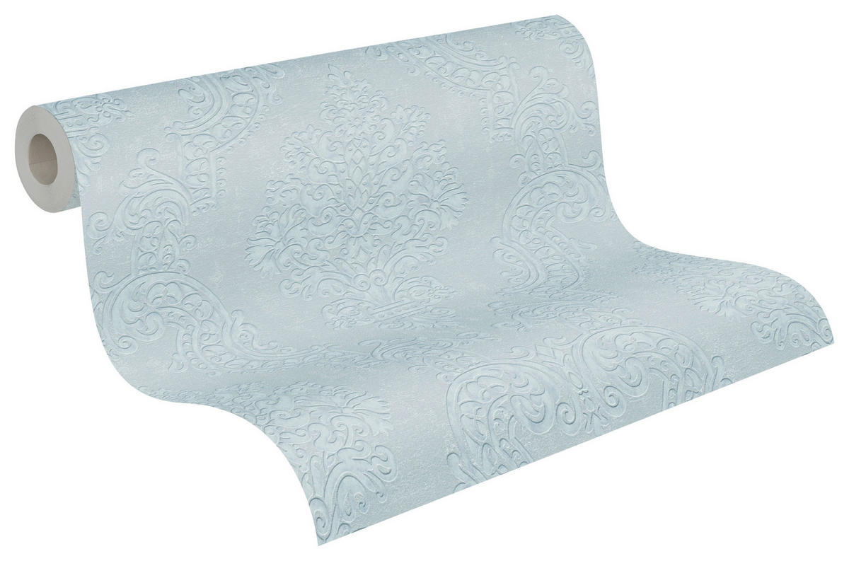 A.S.Creation Vliestapete silber B/H/D: ca. 53x1005x9,1 cm Vliestapete - silber (9,10/1005,00cm) - A.S.Creation