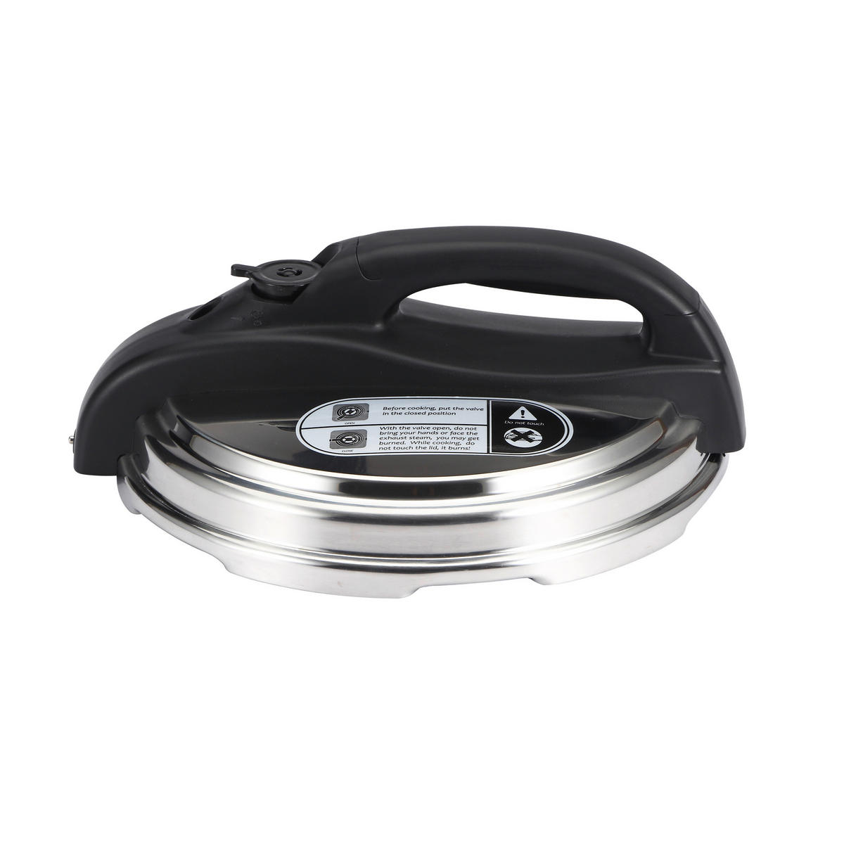 SWISS HOME Schnellkochtopf LOW COOKER schwarz Edelstahl LOW COOKER - schwarz/silber - SWISS HOME