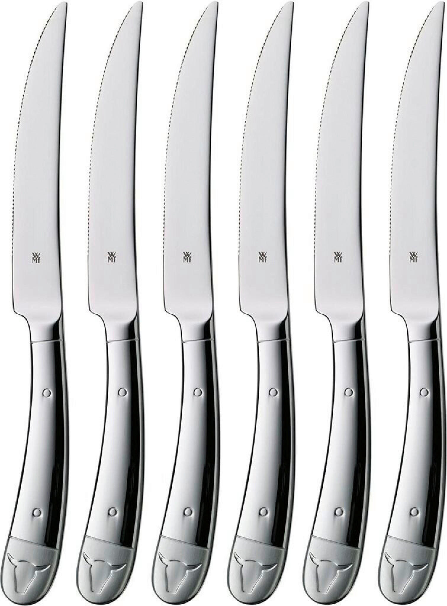 WMF Steakmesser-Set silber Edelstahl 6 tlg. Steakmesserset_6tlg.WMF - silber - WMF