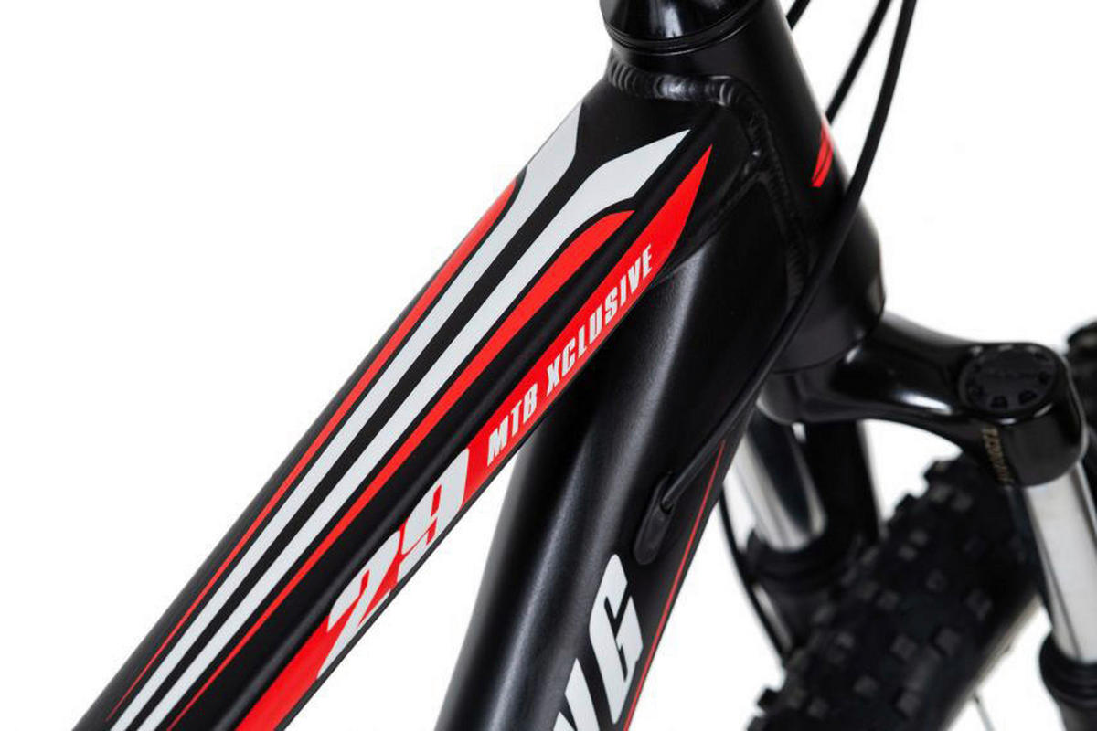 KS-Cycling Mountainbike Morzine Hardtail Morzine 29 Zoll Rahmenhöhe 5 cm 21 Gänge schwarz schwarz ca. 29 Zoll Morzine - rot/schwarz - KS-Cycling