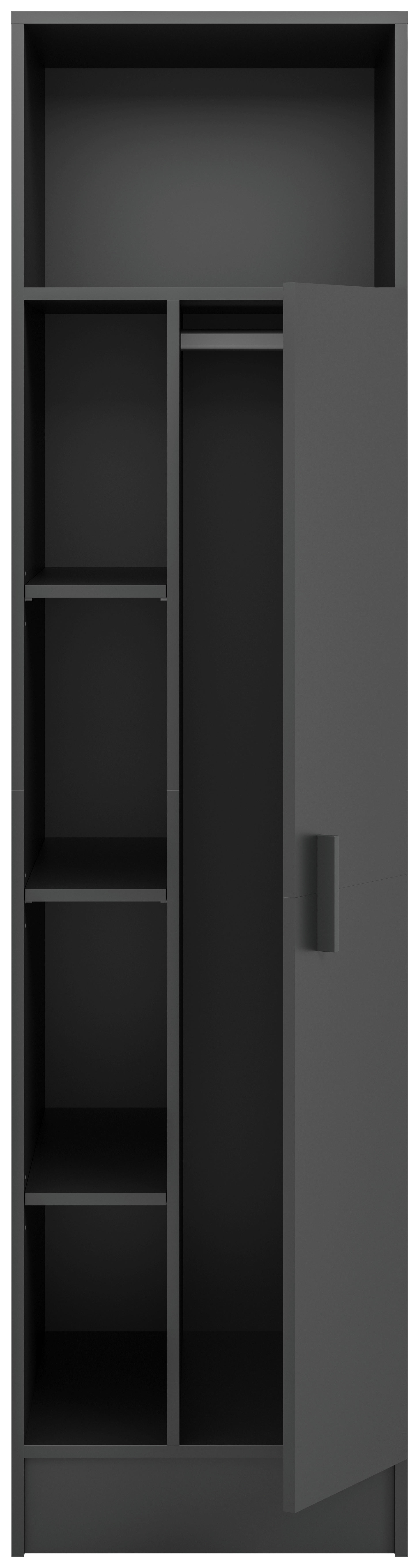 Mehrzweckschrank Free anthrazit B/H/T: ca. 50x196x68 cm Free - anthrazit (50,00/196,00/68,00cm) - xonox.home