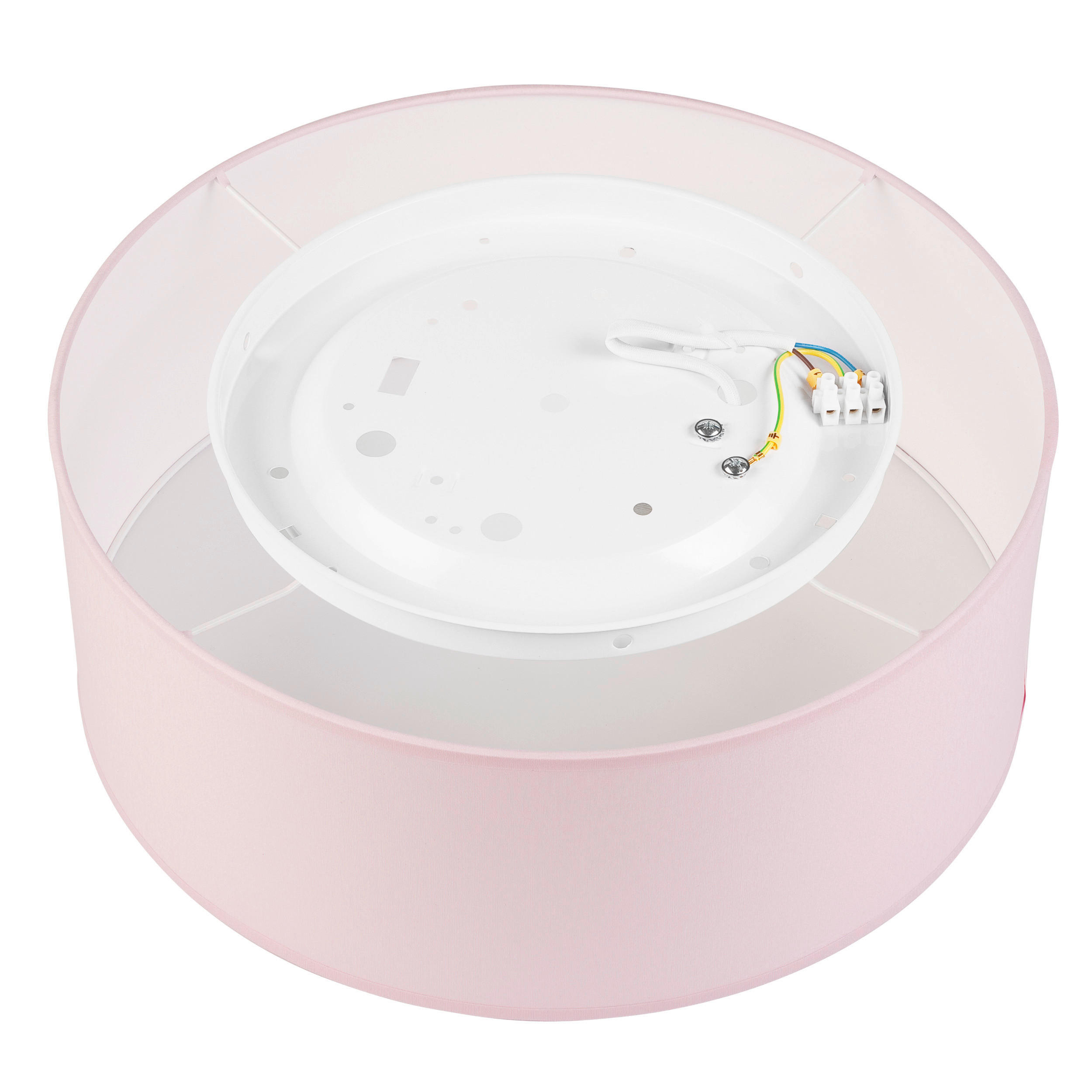 Thumbnail - Lamkur Deckenleuchte pink Stahl B/H/L: ca. 38x17x38 cm 1 Brennstellen