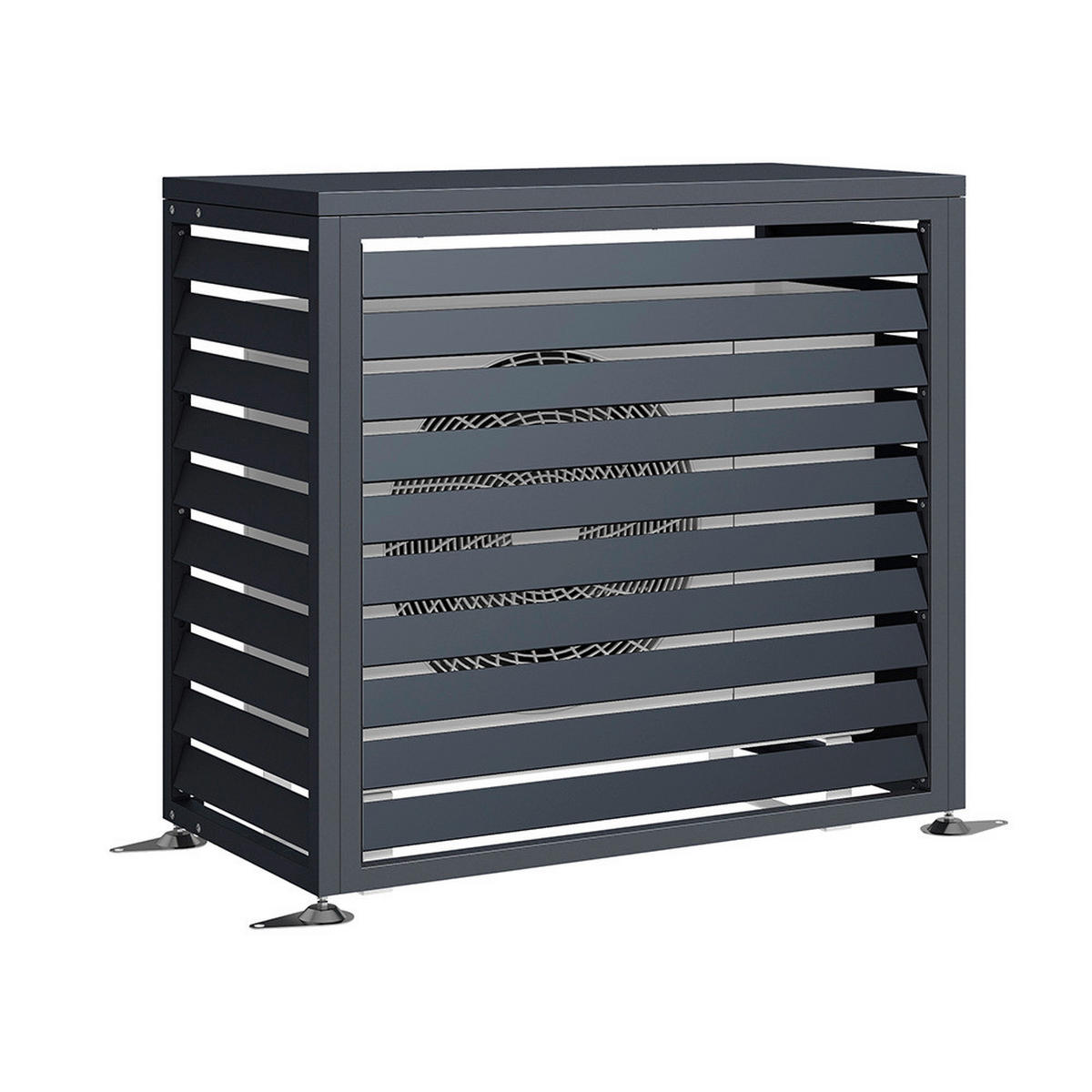 Westmann Verkleidung Wärmepumpe Boxa anthrazit B/H/L: ca. 100x97x56 cm Boxa - anthrazit (56,00/100,00/97,00cm) - Westmann