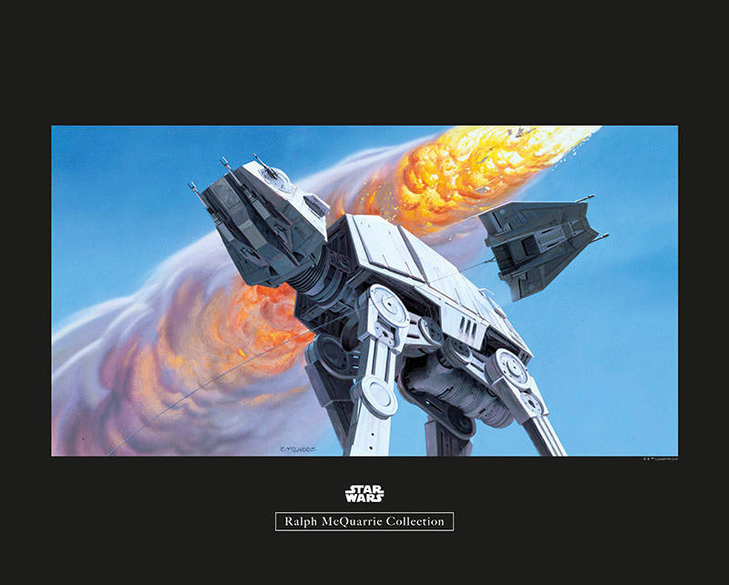 Komar Poster Star Wars Classic RMQ Hoth Battle A Star Wars - Classic B/L: c günstig online kaufen