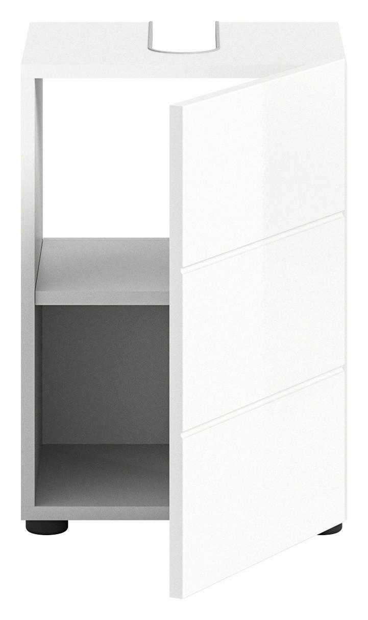 Waschbeckenunterschrank Vira weiß B/H/T: ca. 38x56x34 cm Vira - weiß (38,00/56,00/34,00cm)