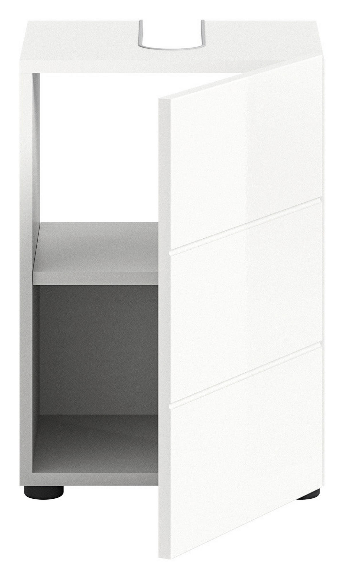 Waschbeckenunterschrank Vira weiß B/H/T: ca. 38x56x34 cm Vira - weiß (38,00/56,00/34,00cm)