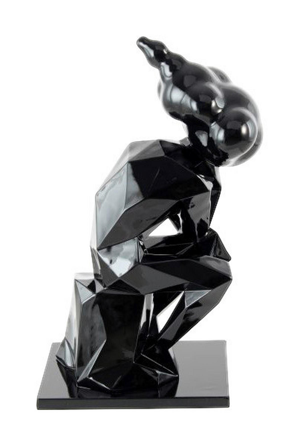 Kayoom Skulptur Kenya 110 schwarz bei ▷ 17x47x28 B/H/T: POCO cm ca. online Kunststoff kaufen