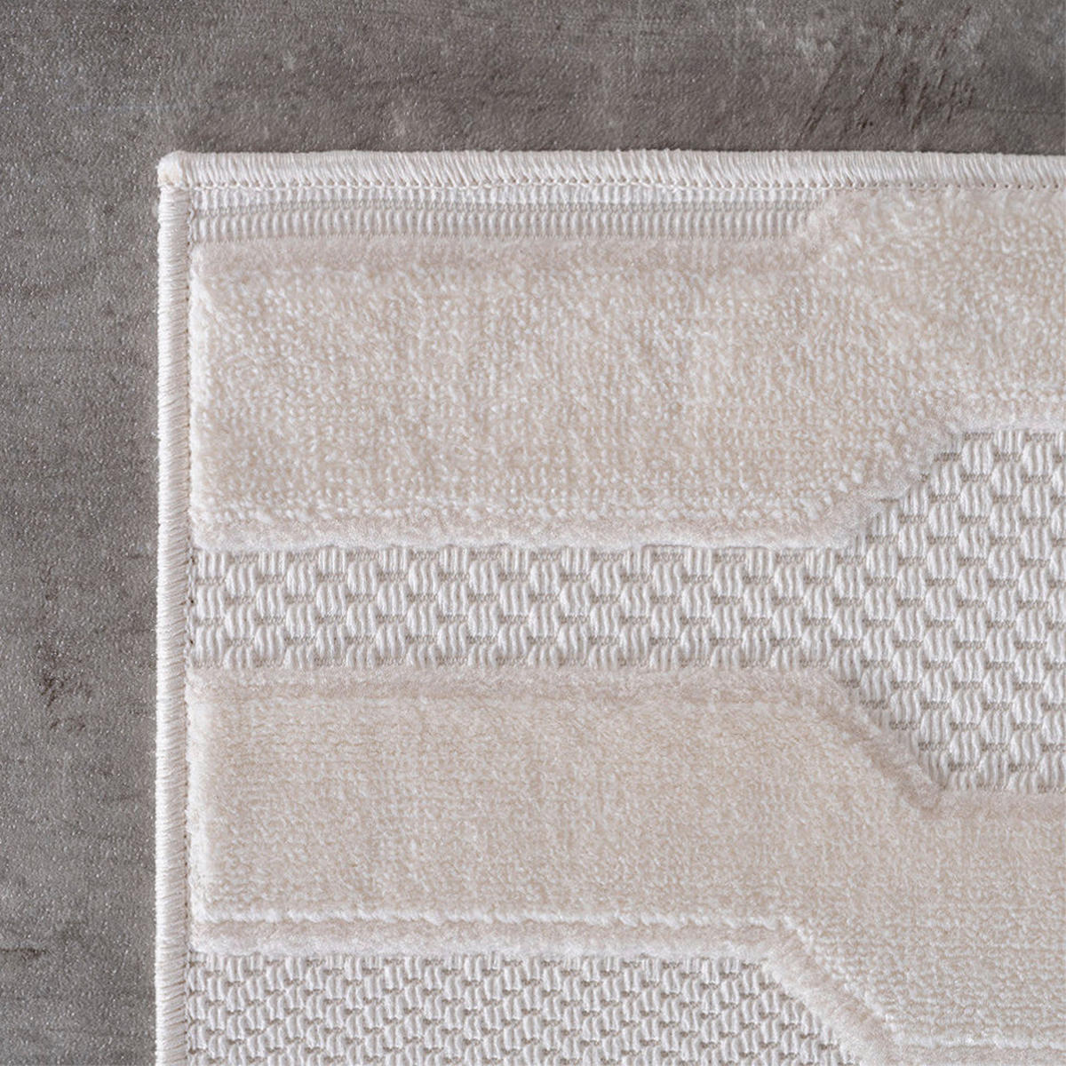 Ayyildiz Kurzflorteppich DOHA creme B/L: ca. 160x230 cm DOHA - creme (160,00/230,00cm) - Ayyildiz