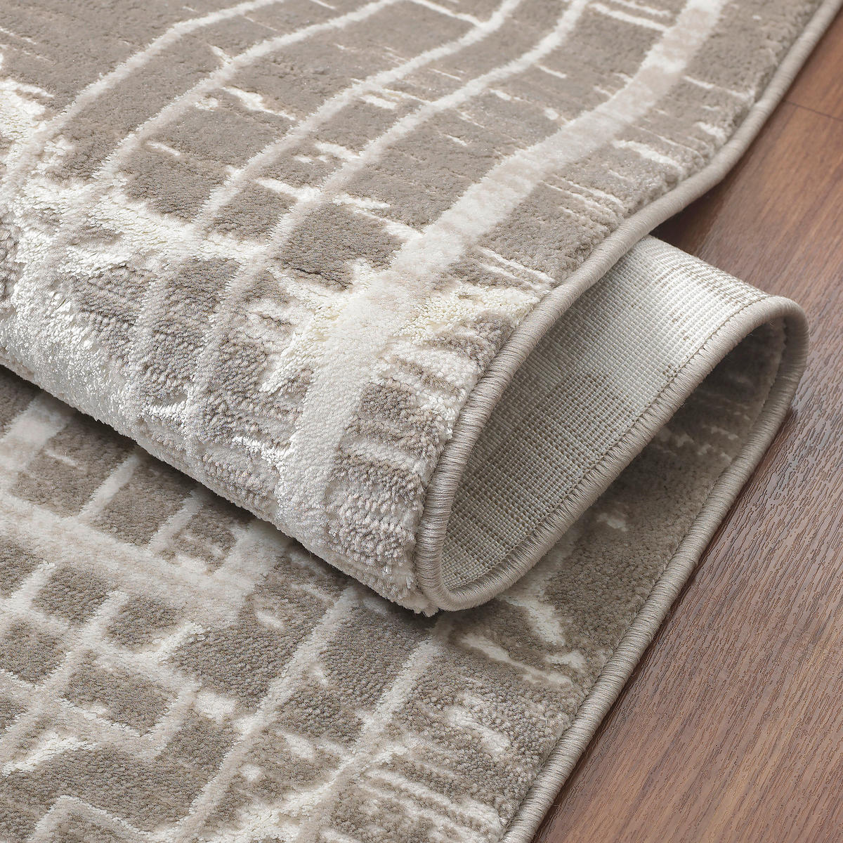 Sanat Teppich Harmony graubraun B/L: ca. 80x150 cm Harmony - graubraun (80,00/150,00cm) - Sanat