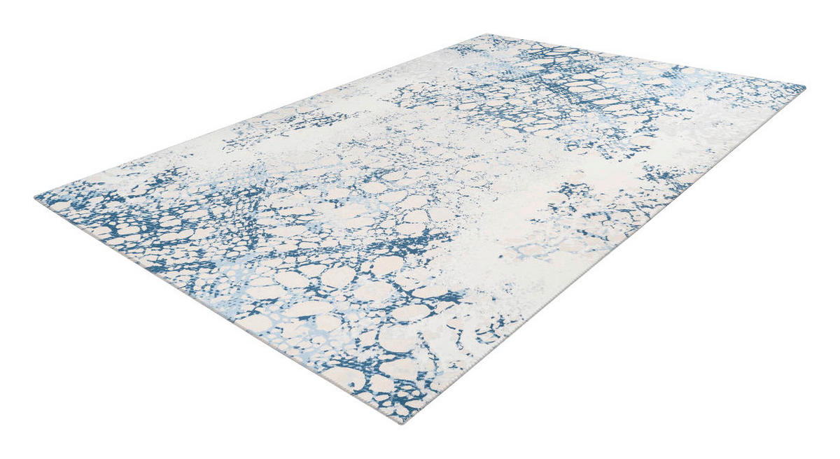 360Living Teppich Galaxy creme B/L: ca. 80x150 cm Galaxy - blau/creme (80,00/150,00cm) - 360Living
