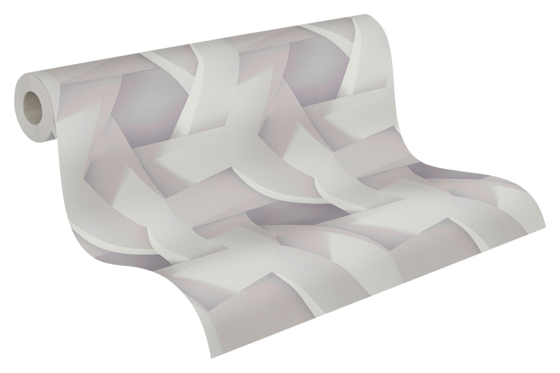 A.S.Creation Vliestapete 3D-Optik grau B/H: ca. 0,53x10,05 cm Tapete 3D in Grau - grau (0,53/10,05cm) - A.S.Creation