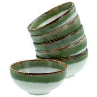 CreaTable Dipschalen-Set Cascade grün Steinzeug Cascade - grün - CreaTable