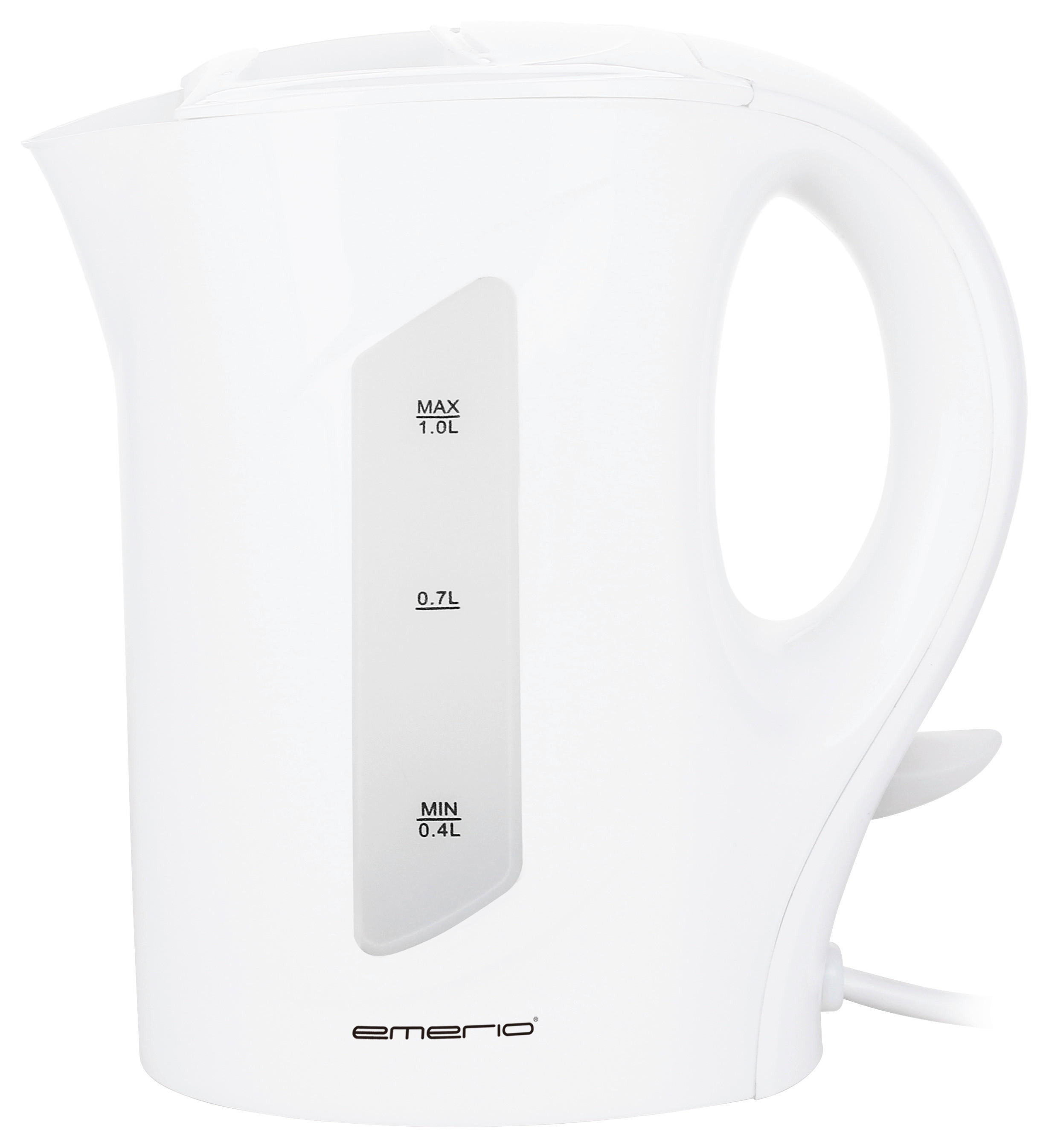 Emerio Wasserkocher WK-121616 weiß Kunststoff ca. 1 l Wasserkocher - weiß (1,00l) - Emerio