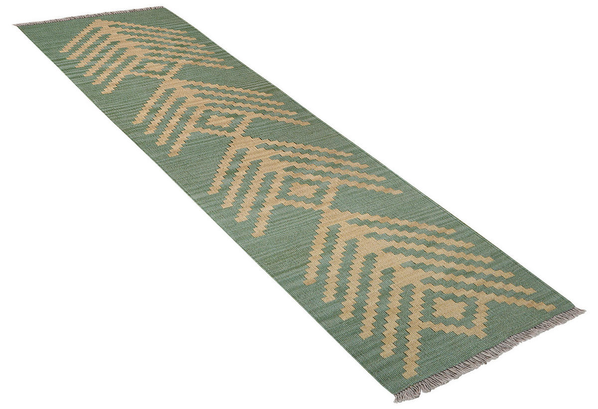 PersaTepp Teppich Kelim Gashgai grün B/H/L: ca. 57x1x190 cm Kelim Gashgai - grün (190,00/57,00/1,00cm) - PersaTepp