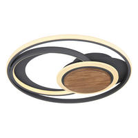 GLOBO LED-Deckenleuchte Opal Graphit Acryl Metall H/D: ca. 8x49,5 cm NIRRA - Graphit/Opal (49,50/8,00cm) - GLOBO